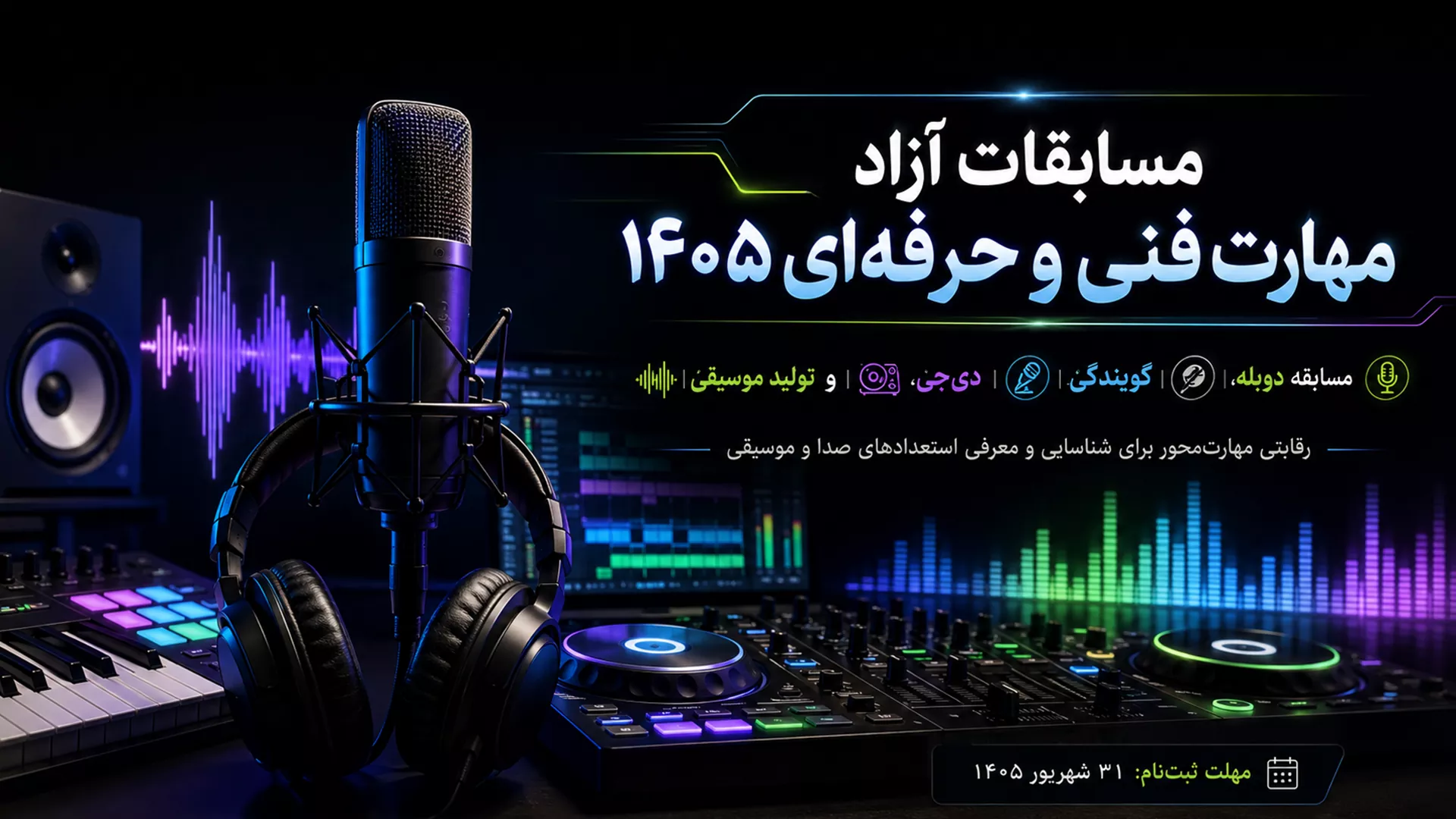 مسابقات آزاد مهارت فنی و حرفه‌ای دوبله و گویندگی